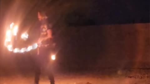 Fire performer's Act is 🔥