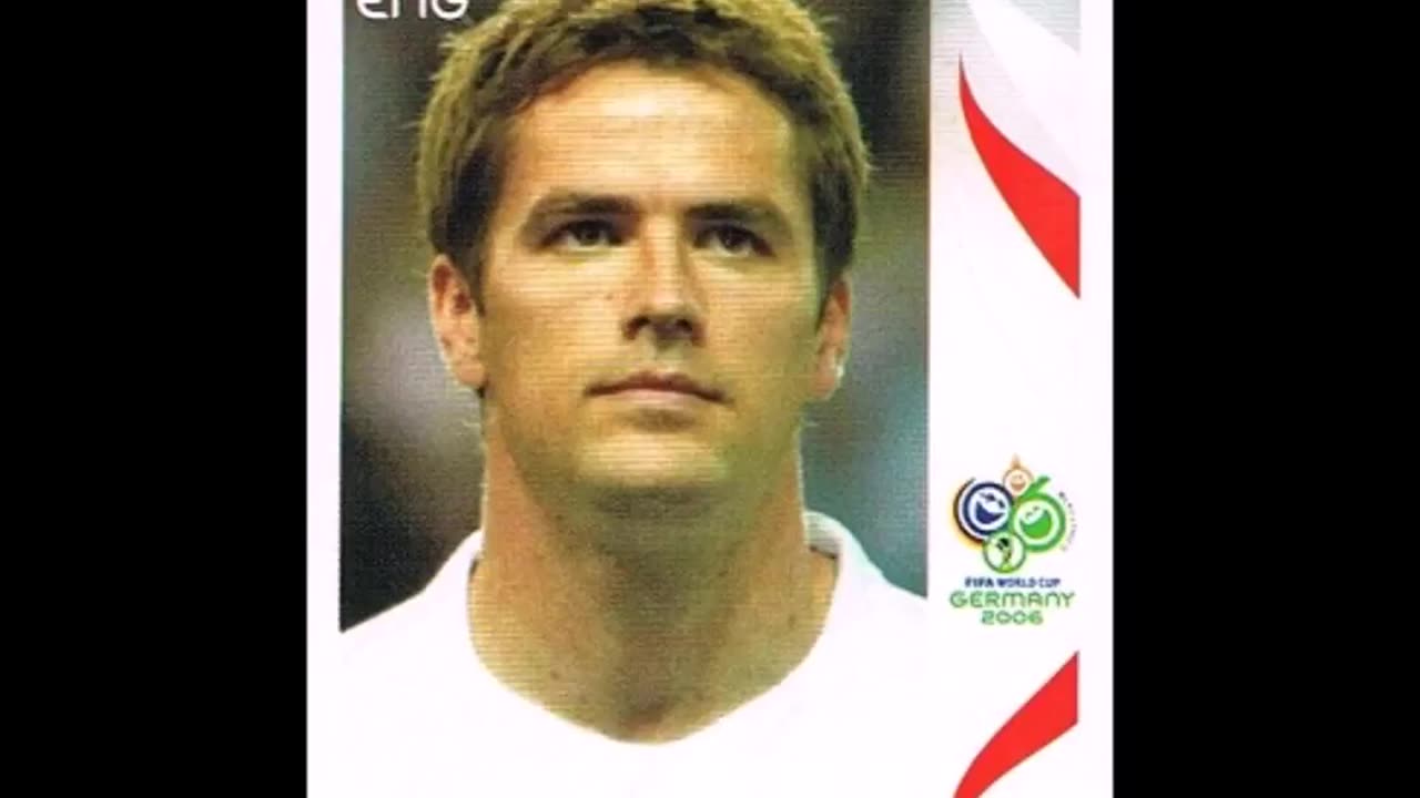 PANINI STICKERS ENGLAND TEAM WORLD CUP 2006