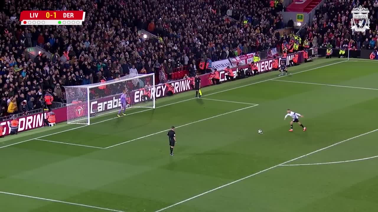 Highlights_ Liverpool 0-0 Derby County _ Kelleher the hero in penalty shootout win