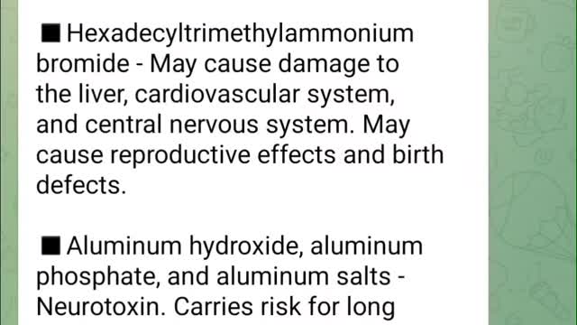 Vaccine ingredient Monkey/Fetal/Bovine DNA * Ai * Cancer