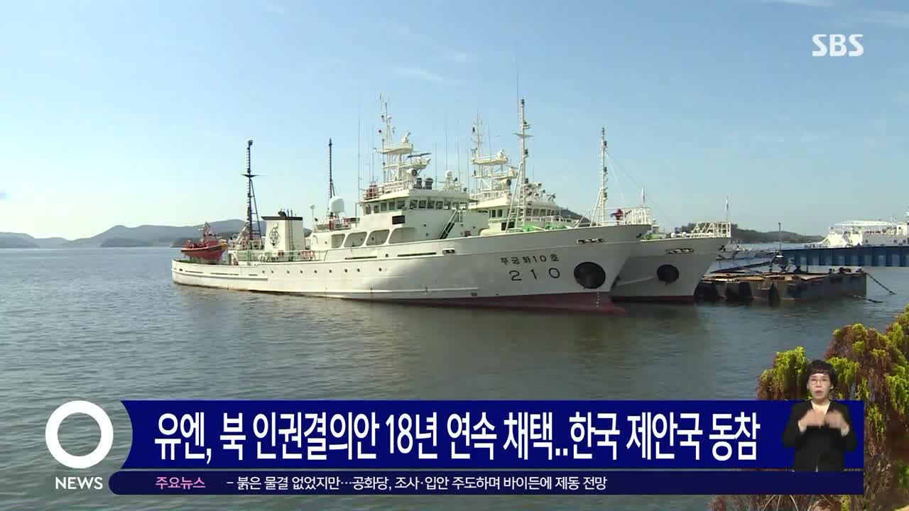 유엔, 북 인권결의안 18년 연속 채택…한국 제안국 동참