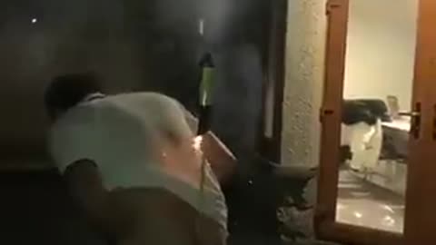 Firework Video Ends Almost As You'd Expect