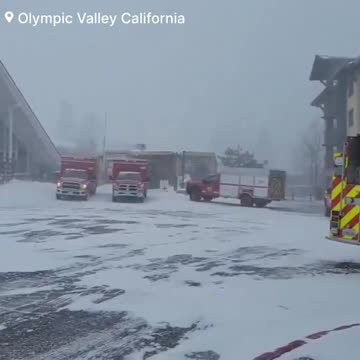 🚨BREAKING: Massive Search and Rescue Underway at Tahoe #Olympic Valley | #California