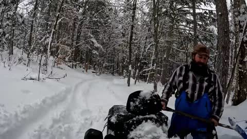 Snow too deep at Lobster Lake? FAIL !!!!