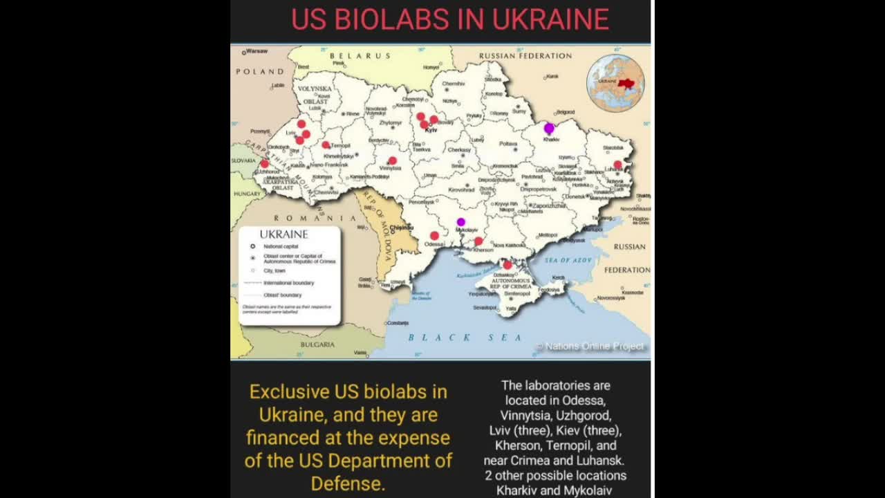 U.S. D.O.D issued a contract for COVID-19 Research to a company in Ukraine