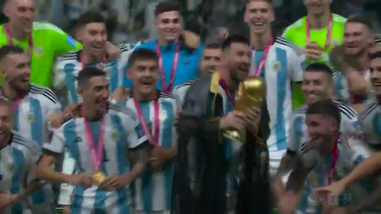 Argentina and Lionel Messi are crowned World Cup champions