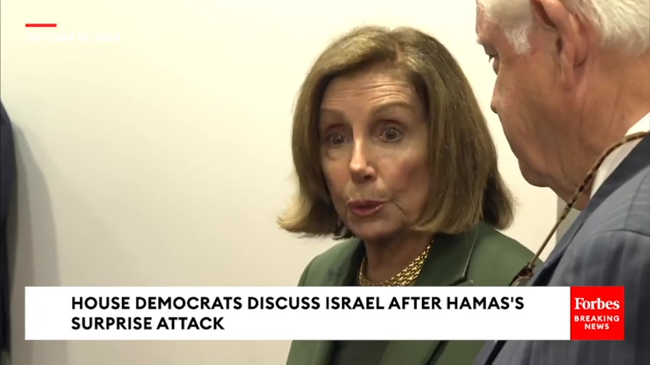 Pelosi- 'The President Has Been Excellent' In Response To Hamas Attack On Israel