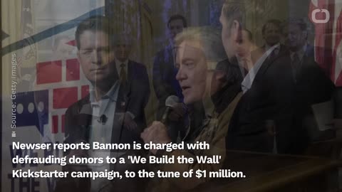 Steve bannon is charged with defrauding donors