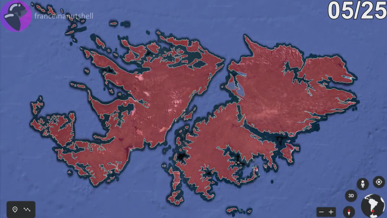 The Falklands War Every Day Google Earth