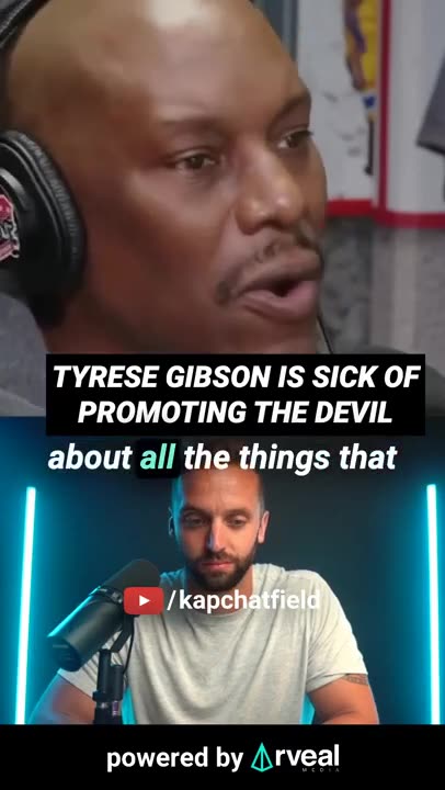 TYRESE GIBSON(FAST & FURIOUS)SAYS HE IS SICK PROMOTION OF SATAN