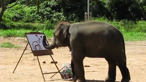 Baby elephants on our art class🐘🐘🐘🐘