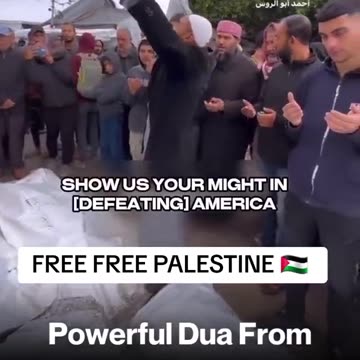 POWERFUL PRAYER FROM GAZA AGAINST GENOCIDE