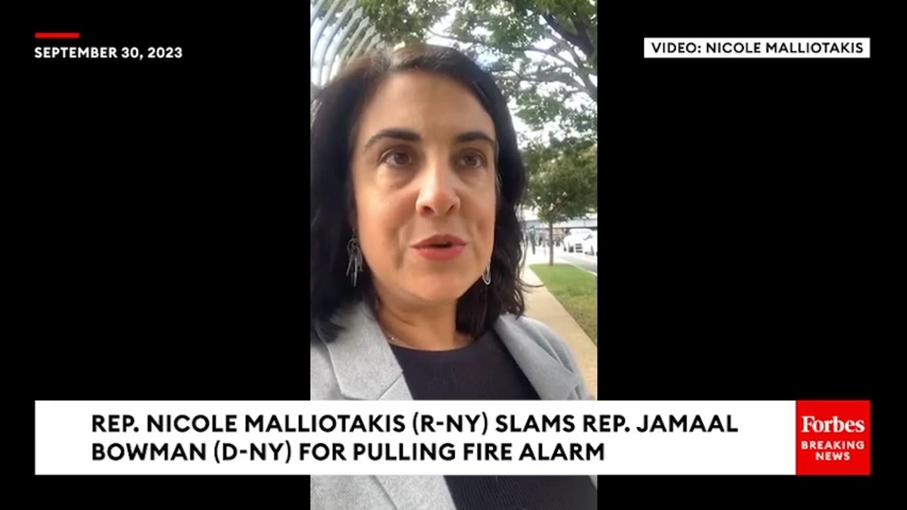 BREAKING NEWS- Nicole Malliotakis Announces Resolution To Expel Jamaal Bowman For Pulling Fire Alarm