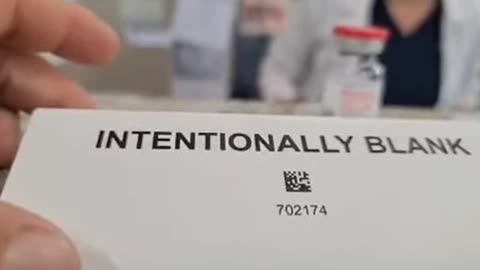Guy goes into an independently owned pharmacy and asks to see the package insert of the vaccine