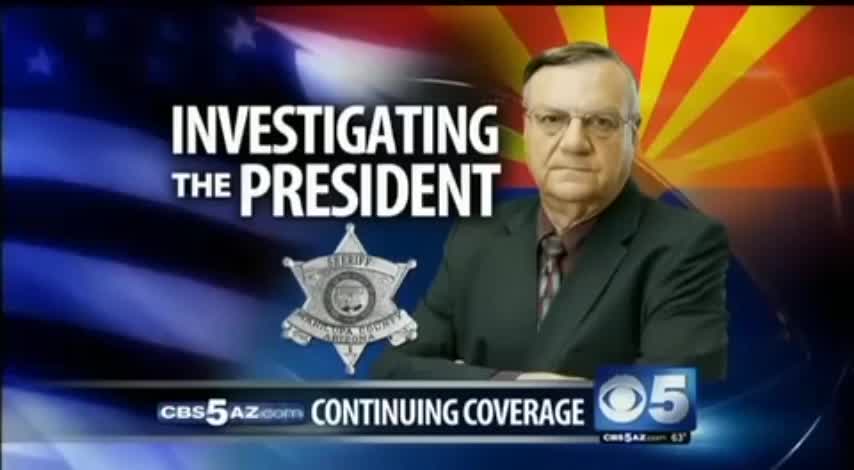 Joe Arpaio: Maricopa County Sheriff Determined that Barack Obama’s Birth Certificate