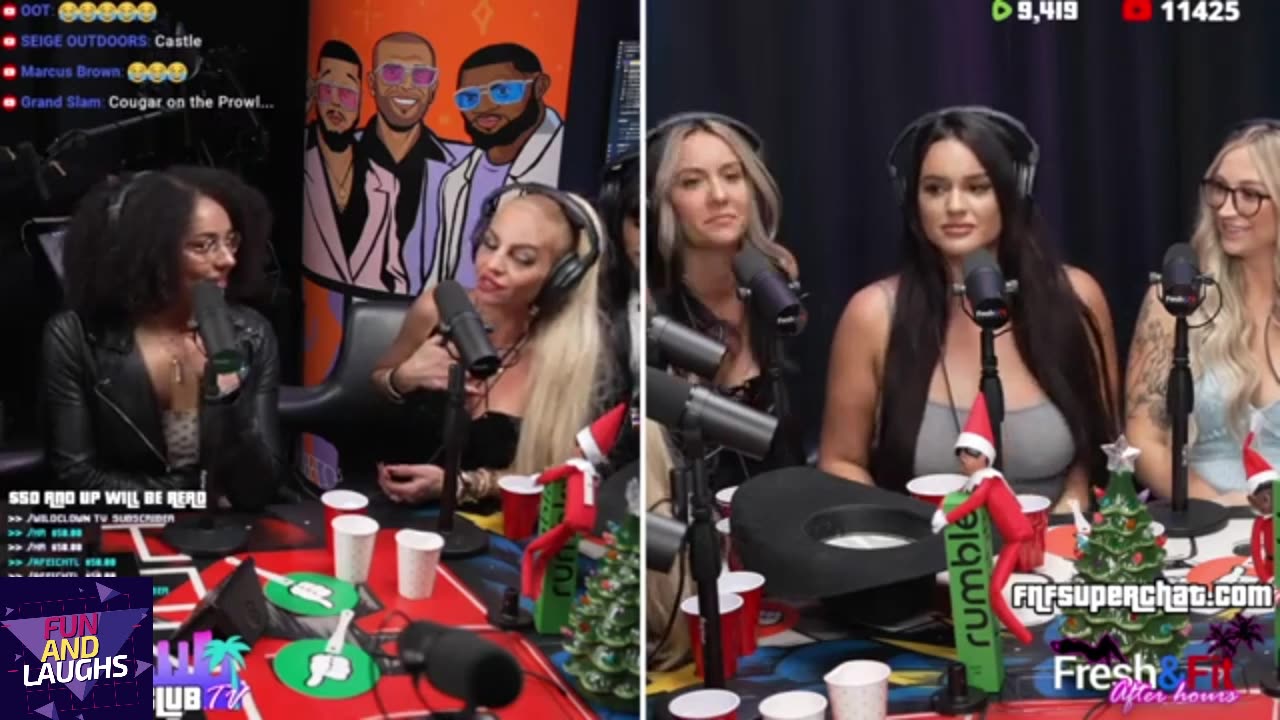 39 year old woman on Zaza Argues with an OF girl on FreshAndFit Podcast