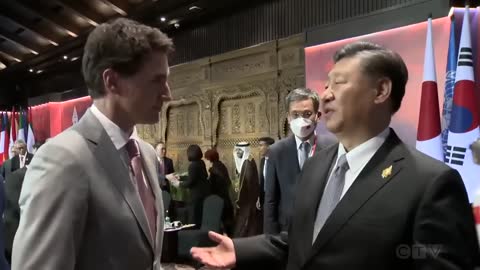 Chinese President Xi confronts Justin Trudeau over G20 talks being 'leaked' to the press