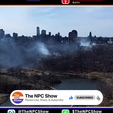 Ten Small Fires Lit At Central Park New York