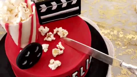Netflix Birthday cake