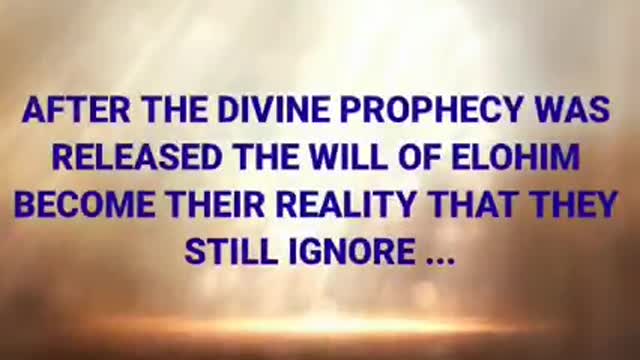 Seraphim Samuel's Divine Prophecies are unfolding.