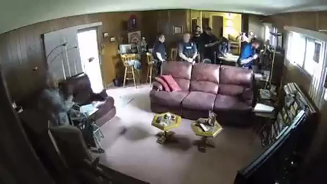 Cops Raid 98 Year Old Woman’s house