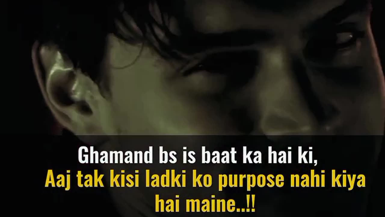 Ghamnd bs is batt ka he