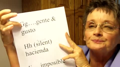 Video 2 of 3: Hear Spanish Phonic Sounds Free (How to learn or teach South American Spanish)