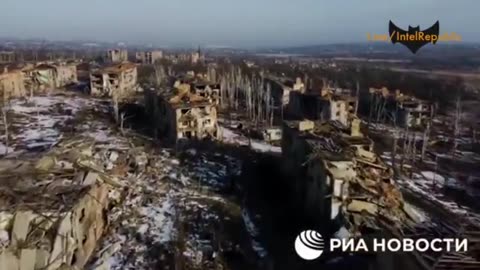 ⚡️Aerial view of Artyomovsk-Bakhmut, Donetsk Republic (ex-Ukraine) - this town has seen some o