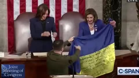 COVER YOUR EYES: Zelensky KISSES Crazy Nancy Pelosi...