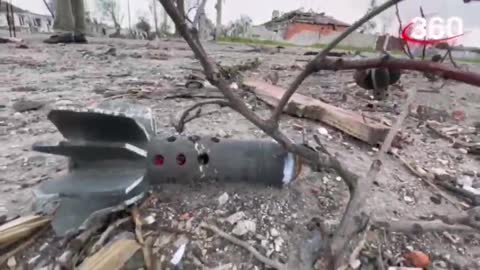 Následky bojů s nacisty v Mariupolu osvobozeném ruskou armádou