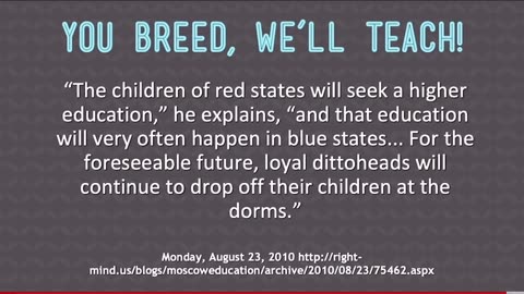 You breed, we’ll teach.