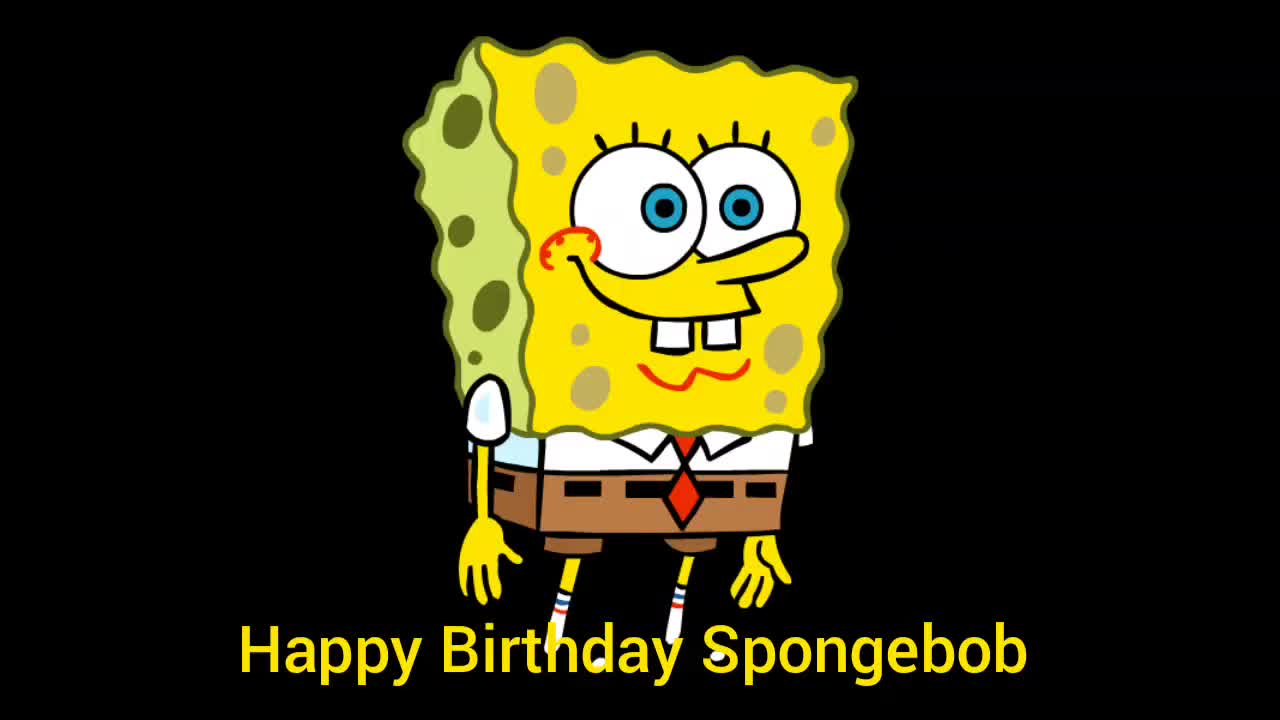 Happy birthday Spongebob