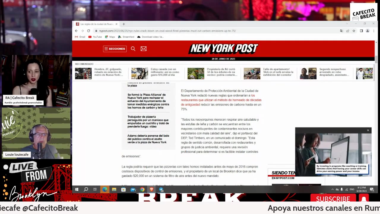 La Guerra Contra NYC Pizza Featuring Scott Lobaido