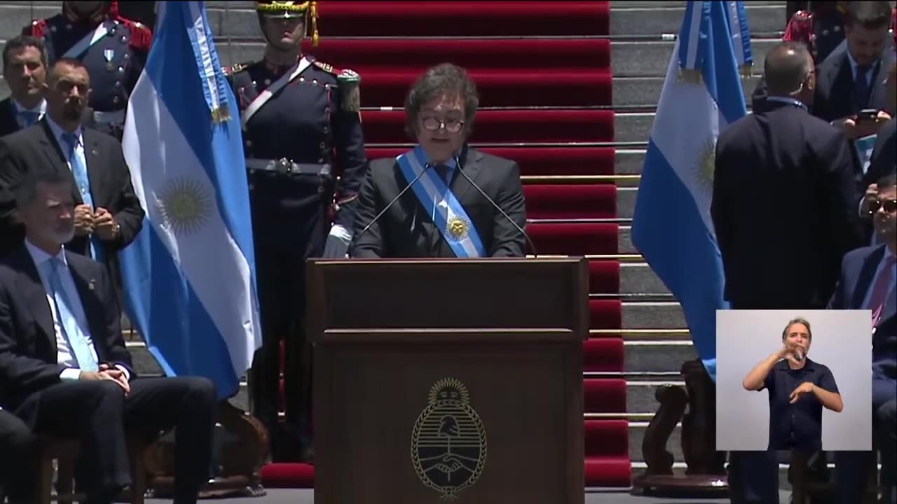 El discurso completo de Javier Milei como presidente de la Argentina el día de su asunción