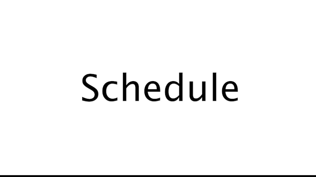 How to Pronounce Schedule