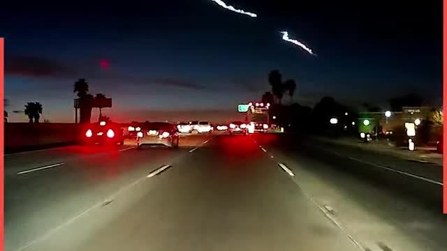 What is this in the Sky?? Rocket Launch or???