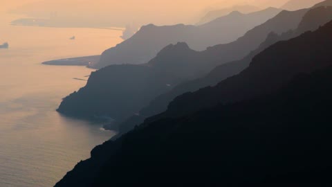 Mountains and ocean