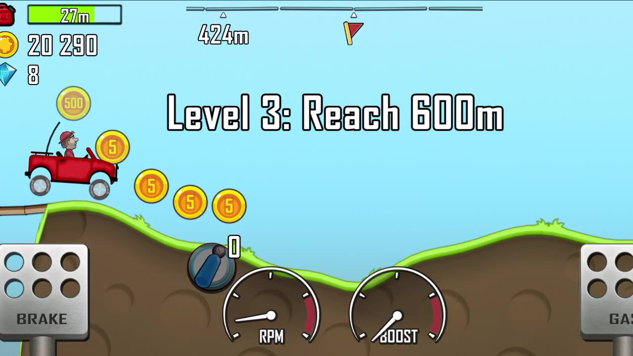 Hill car racing. Game #trending #viral #game