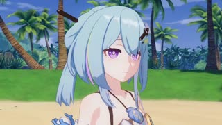 Honkai Impact 3rd "Summer As A Painting" Outfit Trial Gameplay(For Griseo)