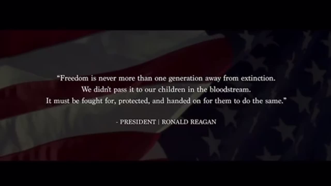 Inspiring Speech from President Reagan