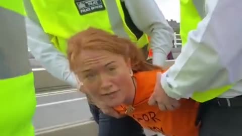 "Doing This for My Son' UK Climate Activist hauled Off by Cops