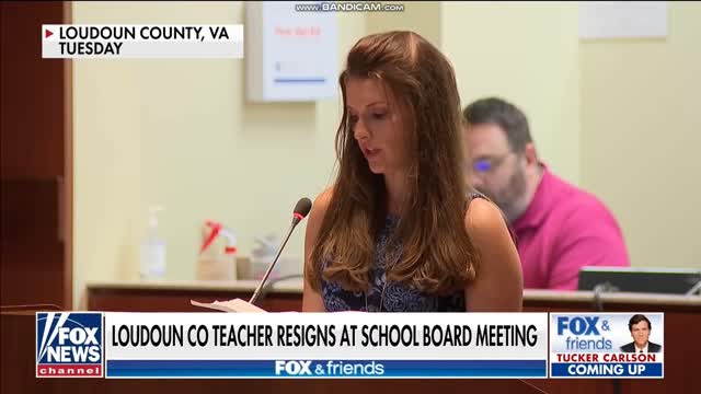 SOUNDBITE: Teacher resigns over leftist policies