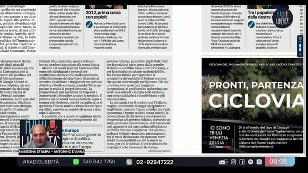 🔴 Rassegna stampa di Antonino D'anna su "Radio Libertà" dell'11/05/2023