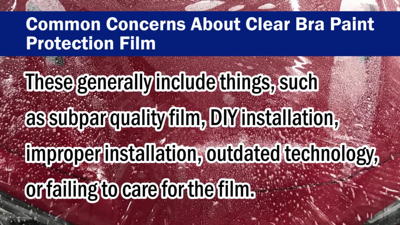 Common Concerns About Clear Bra Paint Protection Film