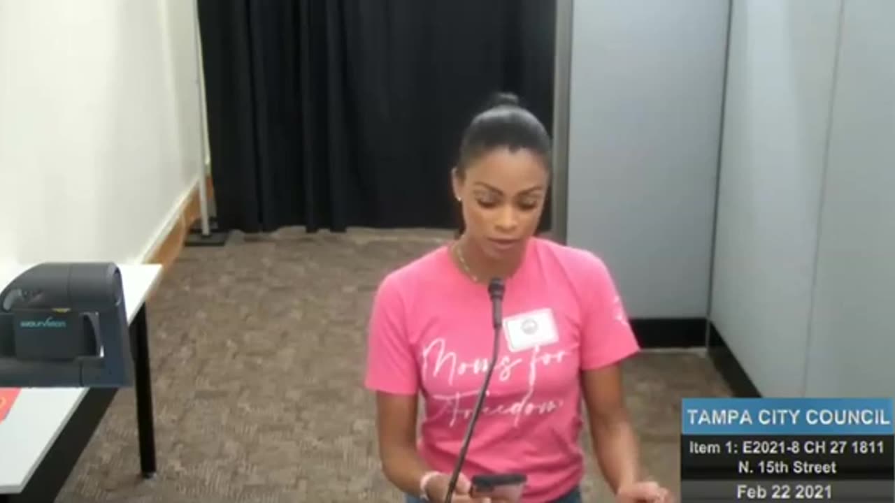 Aly Addressing Tampa City Council Feb 2021