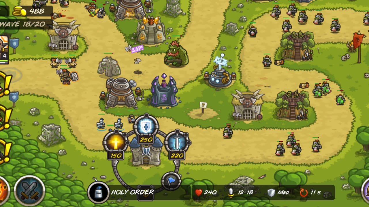 Kingdom rush game play