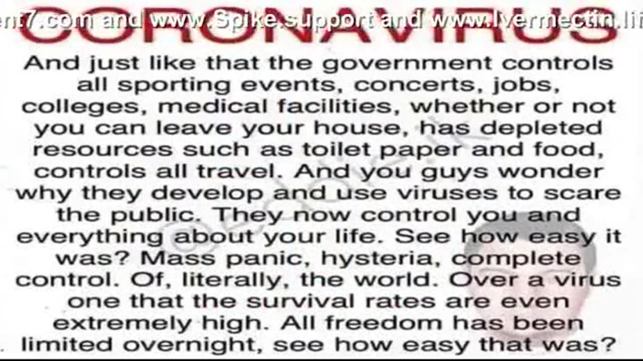 WE’RE LIVING IN THE NEW WORLD ORDER RIGHT NOW