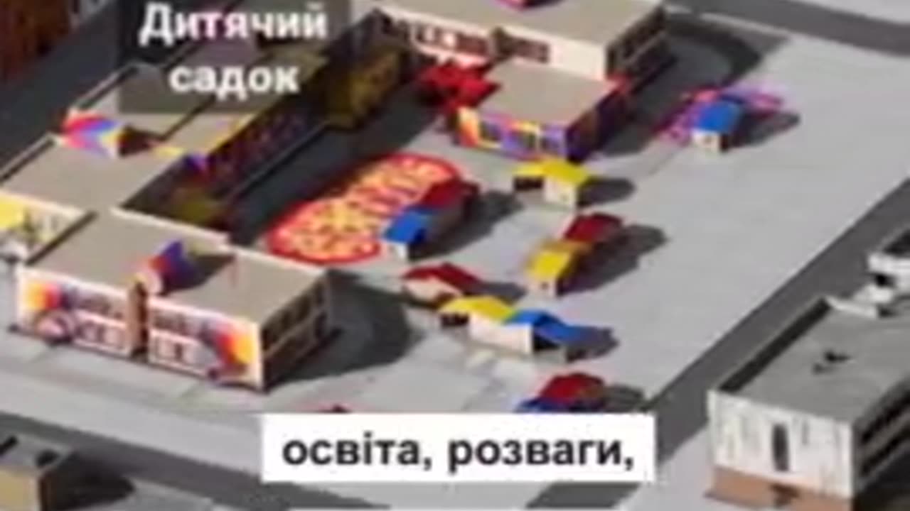 A PMC Wagner advertisement, regarding how Bakhmut should look in the future