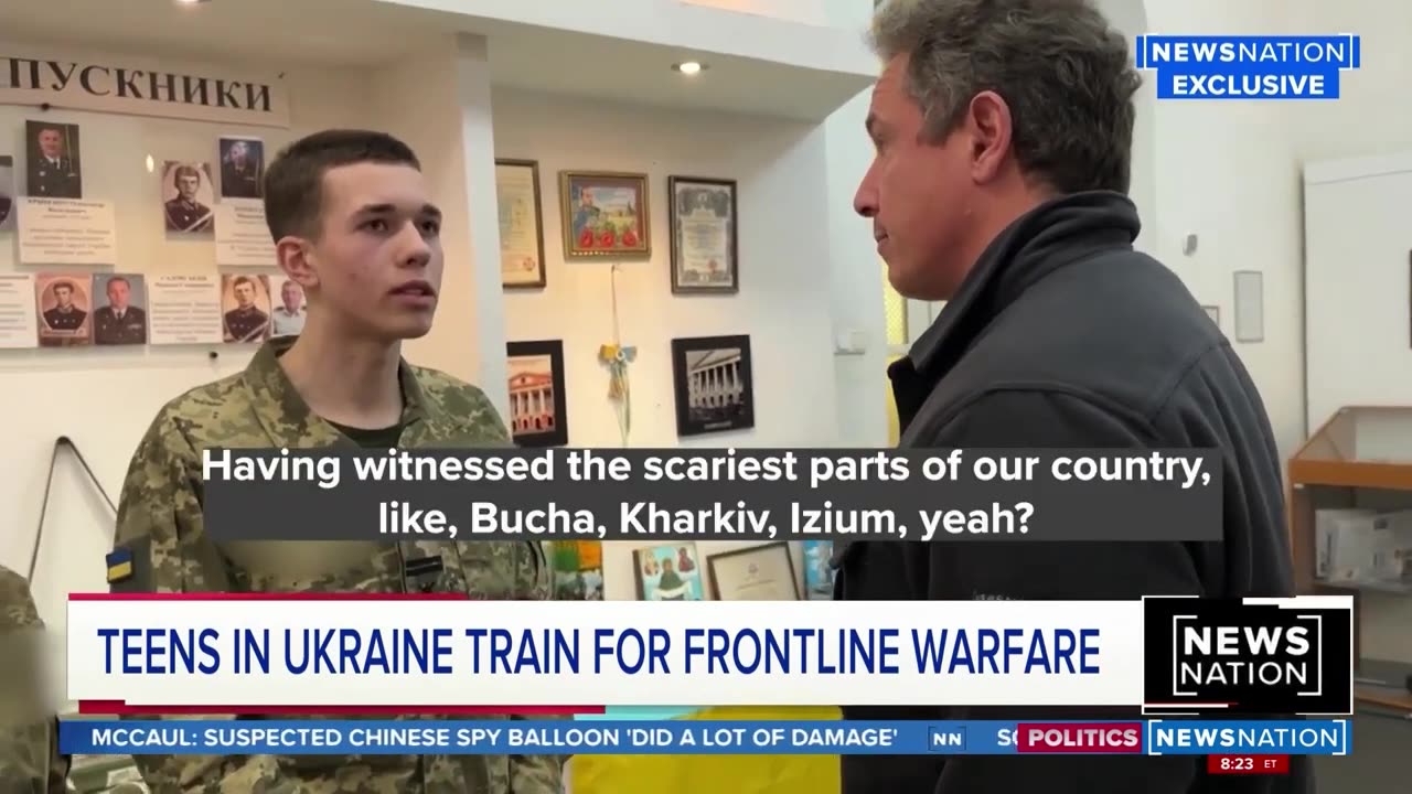 Ukrainians are training teenagers to go to the front