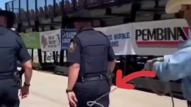 Talented Cowboy Arrested Police Officer